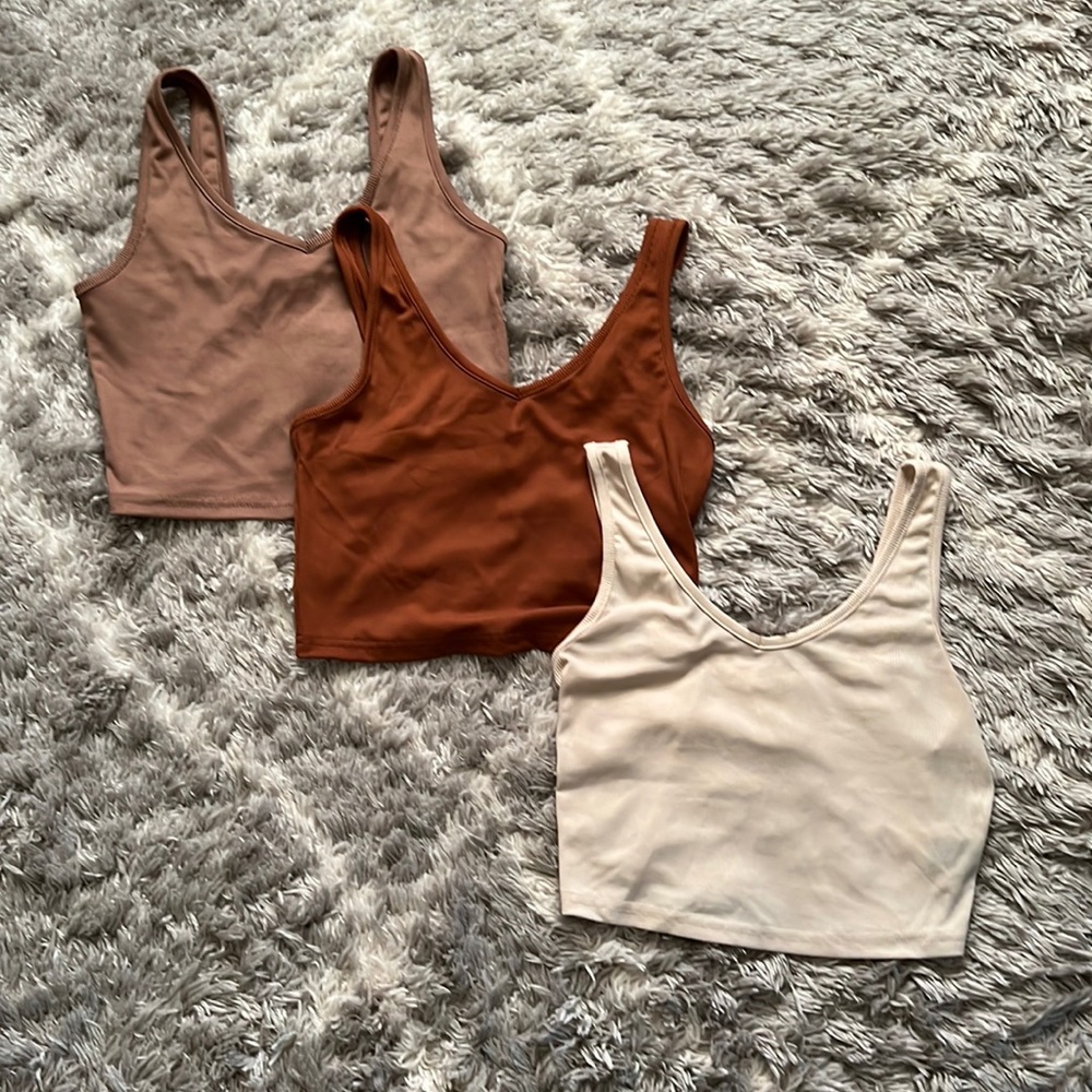 Crop tank set